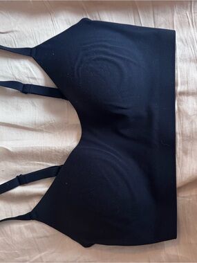 Vitality Seamless Black Wireless Bralette - Comfortable Everyday Support
